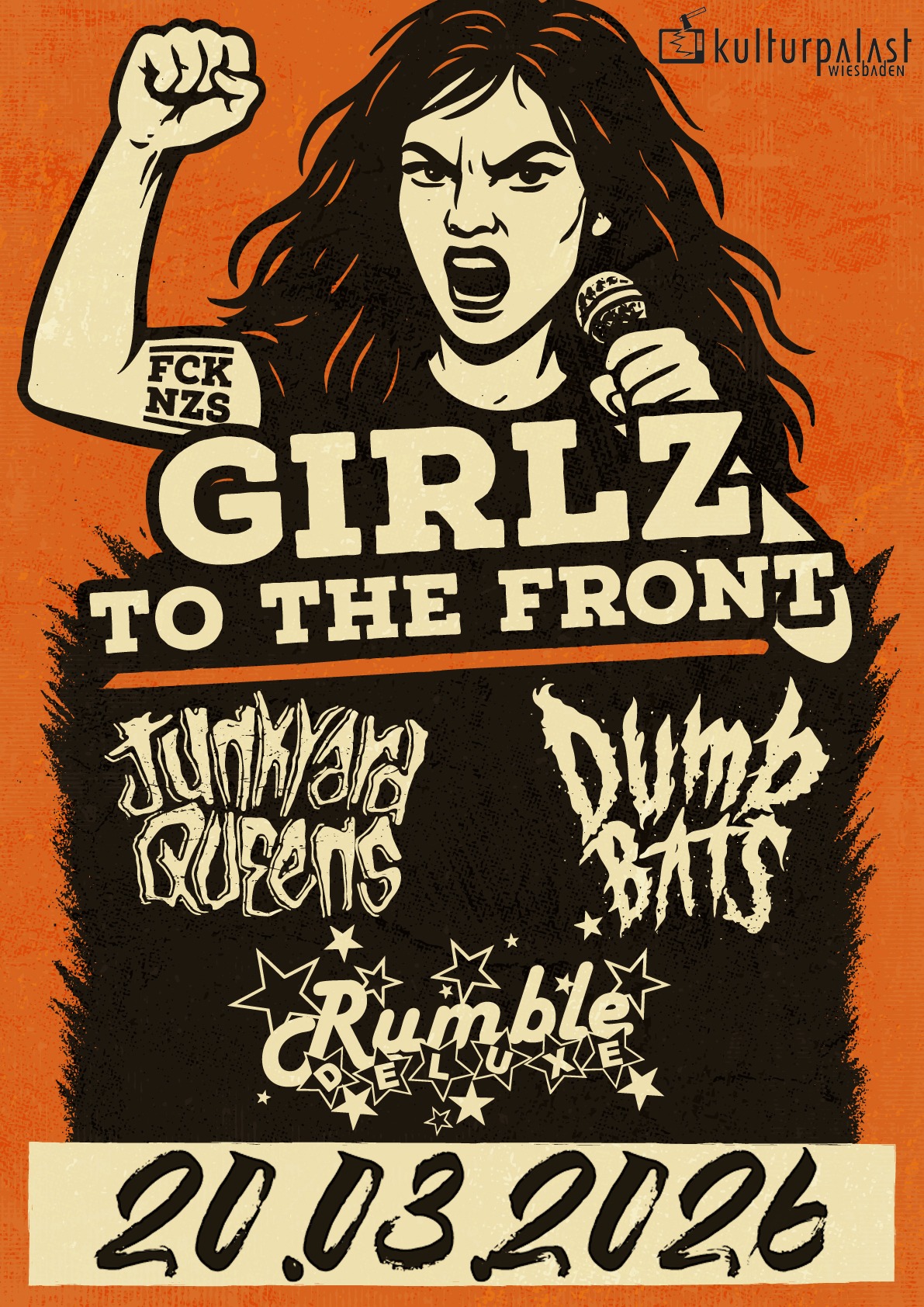 Veranstaltungsbild für Girlz to the Front - Dumb Bats | Junkyard Queens | Rumble Deluxe